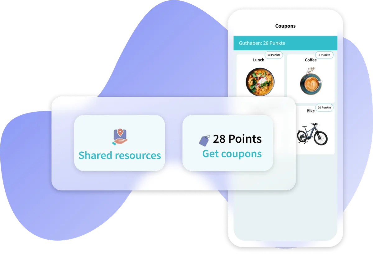 Punkte und Coupons in der FluidLife App