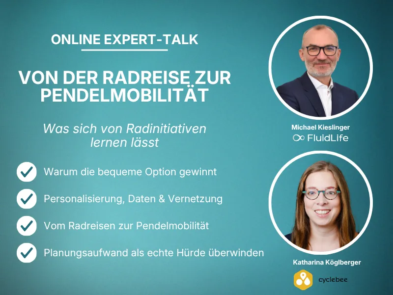 Expert-Talk mit Katharina Köglberger (cyclebee) und Michael Kieslinger (FluidLife)