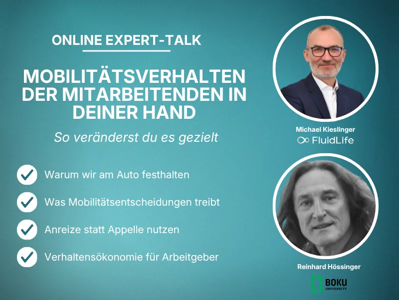 Expert-Talk mit Reinhard Hössinger (BOKU Wien) und Michael Kieslinger (FluidLife)