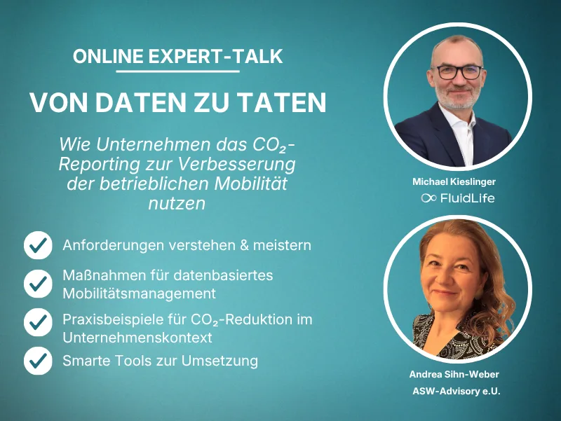 Expert-Talk mit Andrea Sihn-Weber (ASW-Advisory) und Michael Kieslinger (FluidLife)