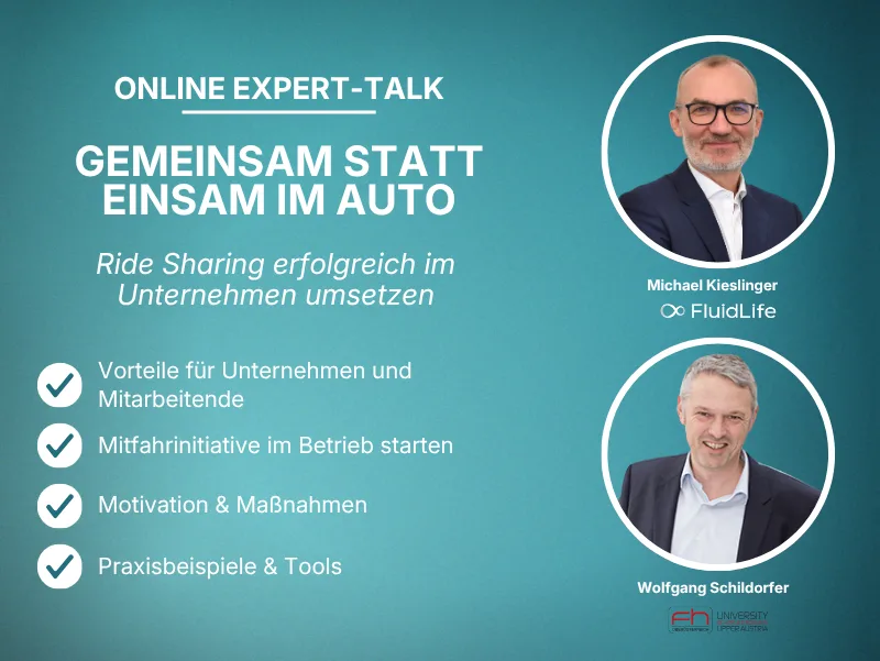 Expert-Talk mit Wolfgang Schildorfer (FH Oberösterreich) und Michael Kieslinger (FluidLife)